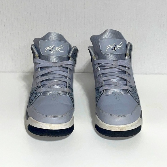 Nike Air Jordan Flight Shoed Wolf Gray White Youth Size 6Y - Picture 2 of 6